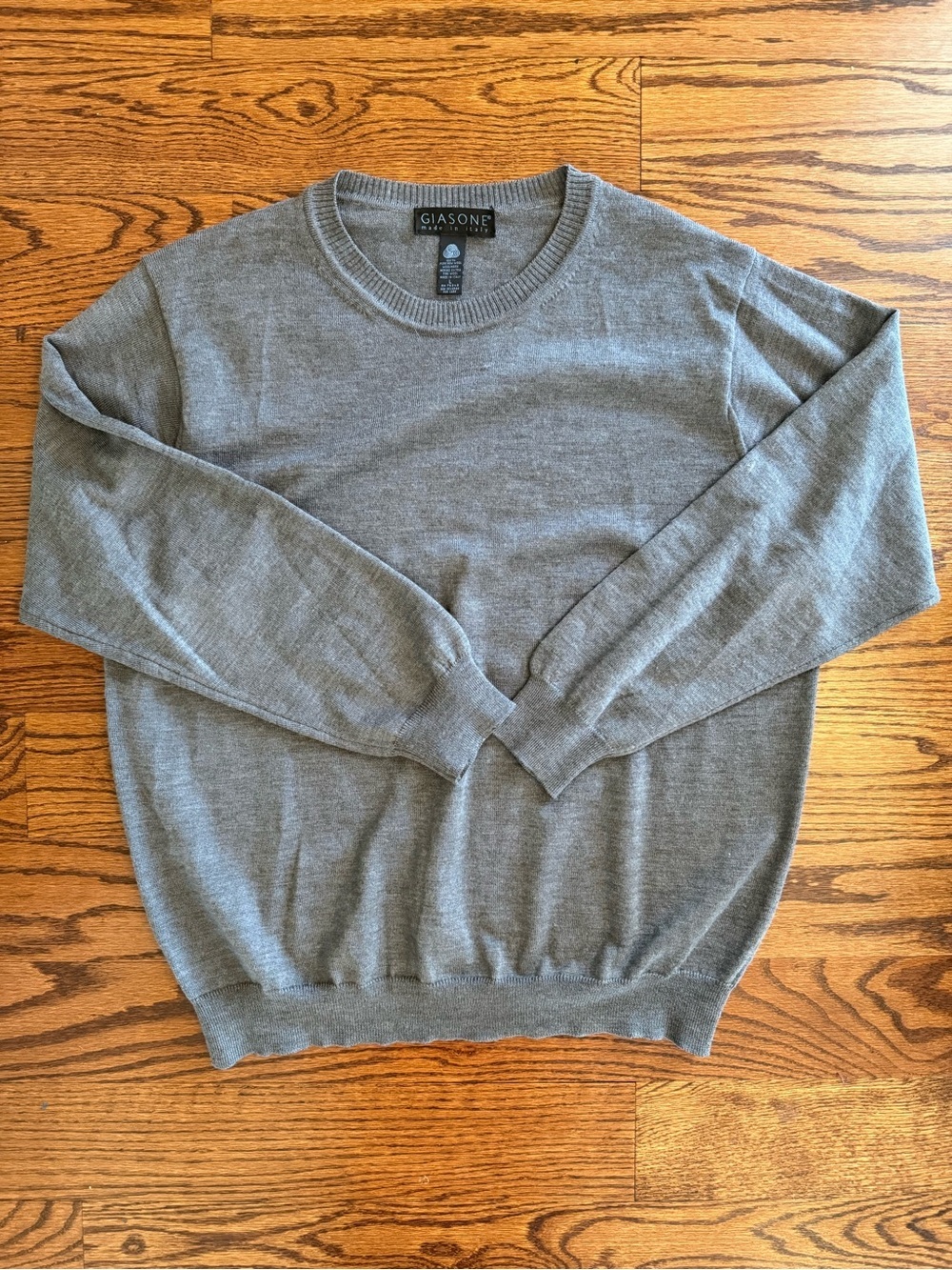 Giasone Crewneck Sweater in Gray